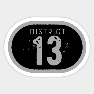 District 13 Sticker